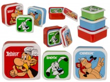 Set of 3 Asterix and Obelix breakfast boxes