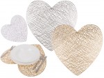 Openwork heart placemat on the table