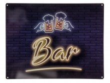 Metal signboard Bar 30x40 cm