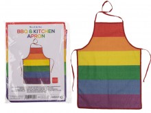 Rainbow apron - 100% cotton