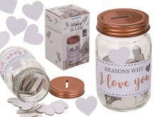 A jar with hearts - 50 reasons why I love you