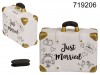 Piggy bank suitcase - Just Married