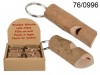 Wooden Whistle on a Keychain