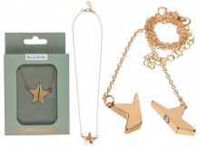 Magnetic star necklace (gold color)