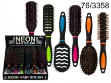 Neon Colour Hairbrush