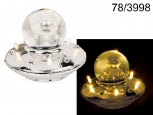 Astronaut glitter ball, LEDs - XL