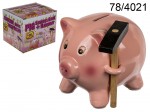 Piggy Bank with a Hammer