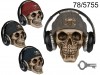 Skull in Headphones Money Box