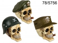 Figurine skull soldier - decoration