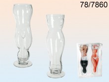 Female and Male Beer Glass
