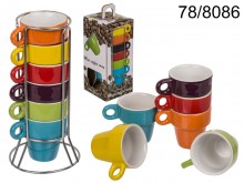 Set of Ceramic Espresso Mugs