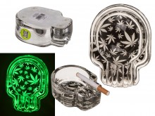 The glass ashtray glows in the dark - marijuana ...