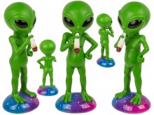 Alien figurine with a joint
