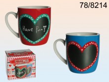 Heart memo mug - last pieces