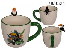 Tropical toucan mug