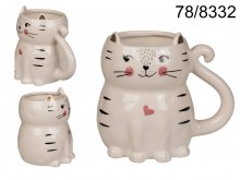 Ceramic mug cat