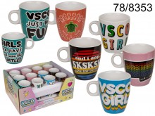 Porcelain VSCO Girl cup