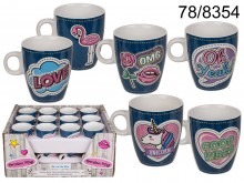 Porcelain Girly cup