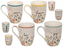 Flower Power ceramic mug