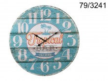 XXL Tropical Bar Retro Wooden Wall Clock
