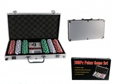 Professional poker set in an aluminum case - the ...