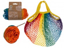 Rainbow cotton shopping net