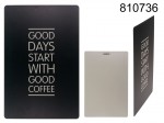 Metalowa tabliczka do powieszenia Good days start with good coffee