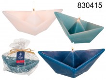 Paper boat floating candle