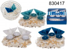 Sea candles set, floating candles