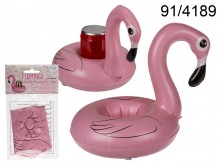 Inflatable Flamingo Beverage Holder
