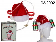 Santa's hat for a beer
