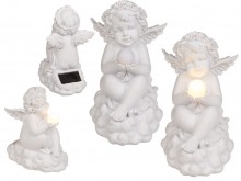 Angel on the cloud - a large LED decorative figure