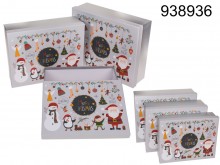 Set of 3 XXL boxes Merry Christmas 2