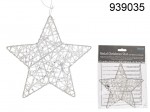 Hanging Decorative Star 15 cm - Christmas