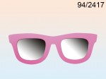 Lustro okulary słoneczne różowe