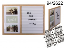 Picture Frame with Memo Board