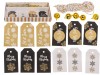 Tags, gift labels + accessories golden gloss - box