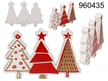 Wooden Christmas trees - decoration of Christmas
