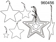 Decorative stars for hanging - 4 pieces