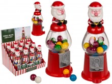 Gumball Machine Santa + chewing gum