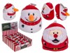 Двуручная плюшевая игрушка с карабином - снеговик или Дед Мороз