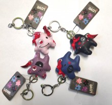 A duckling keychain - the last pieces